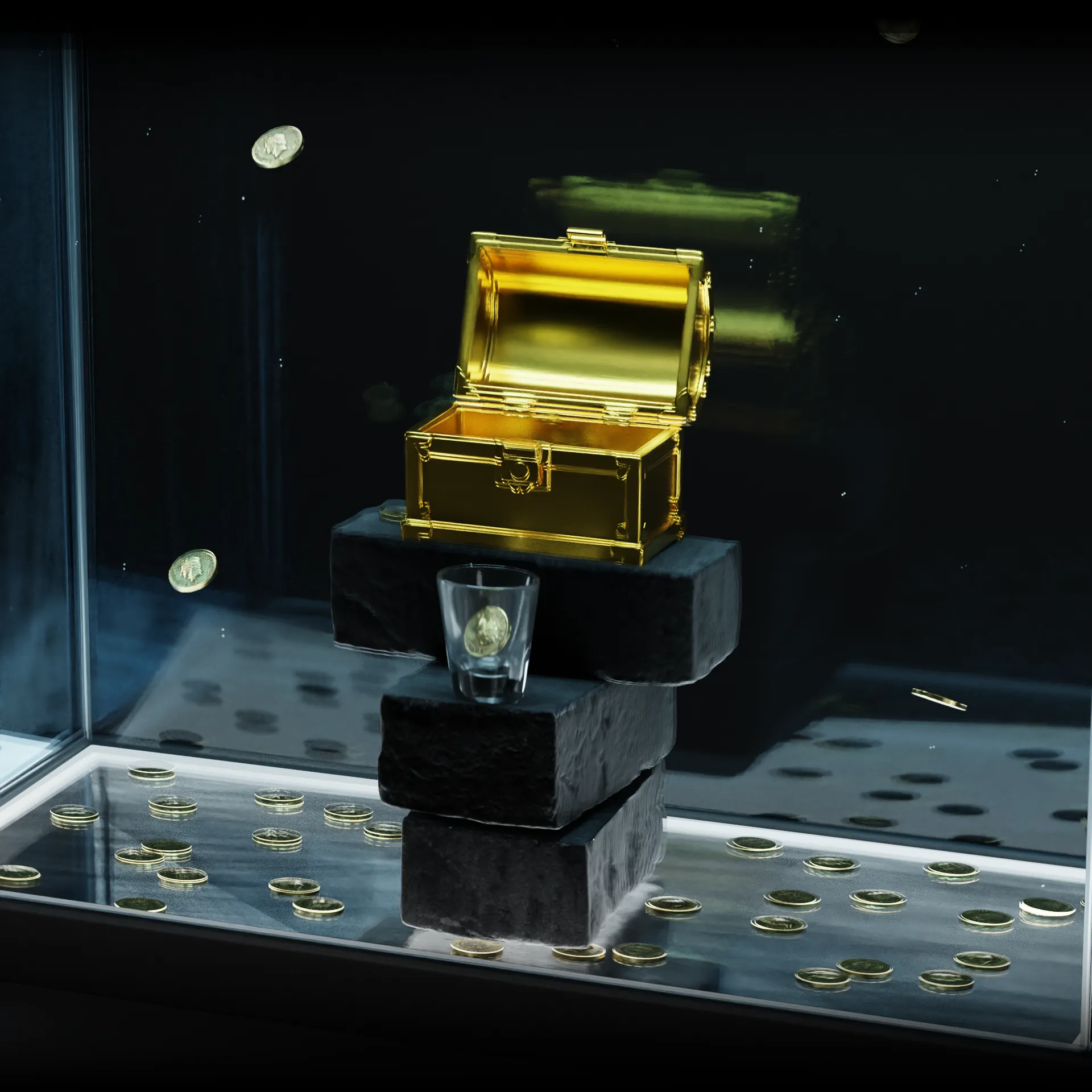 Fish Tank — coin drop live casino game